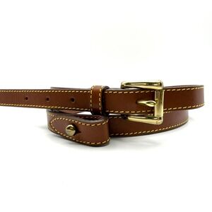 Dooney & Bourke Cognac Brown Leather Purse Strap Only Crossbody